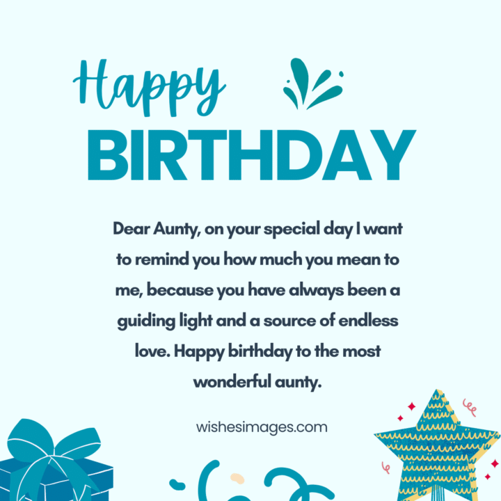 Emotional Birthday Wishes for Aunty