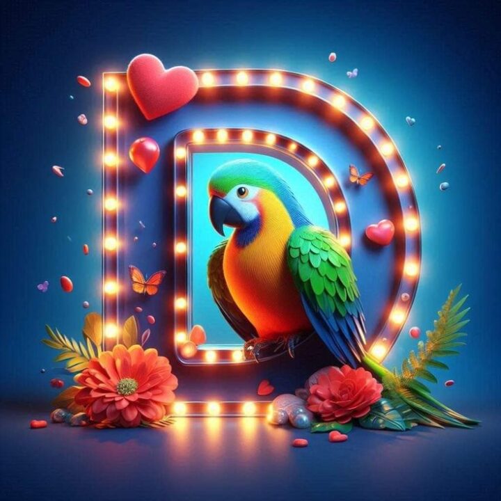 Facebook Alphabet D Letter DP Images