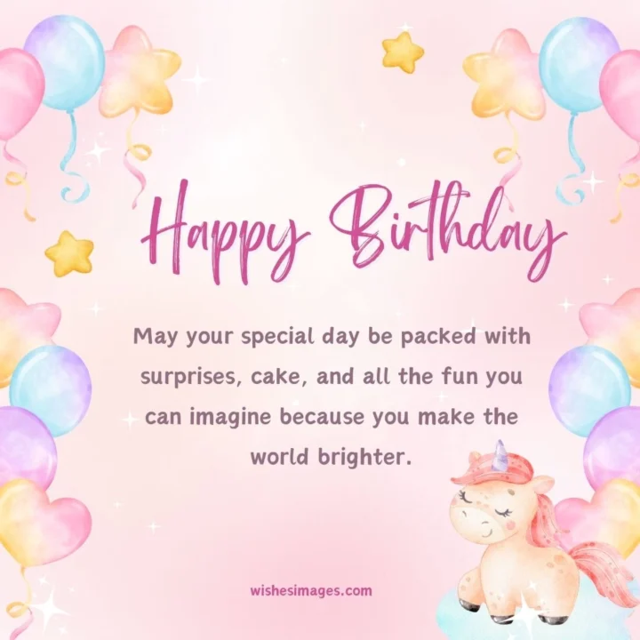 Cute Birthday Wishes for Kids