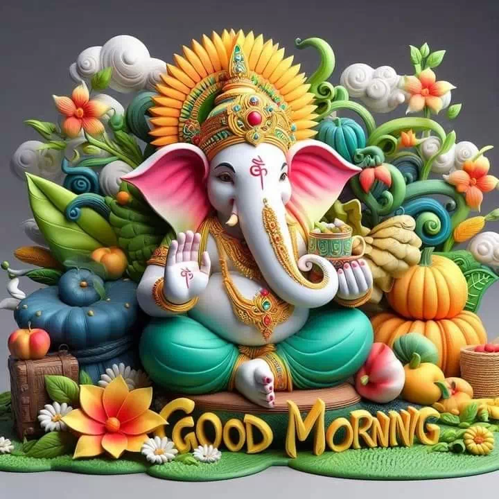 god ganesh good morning dp for whatsapp
