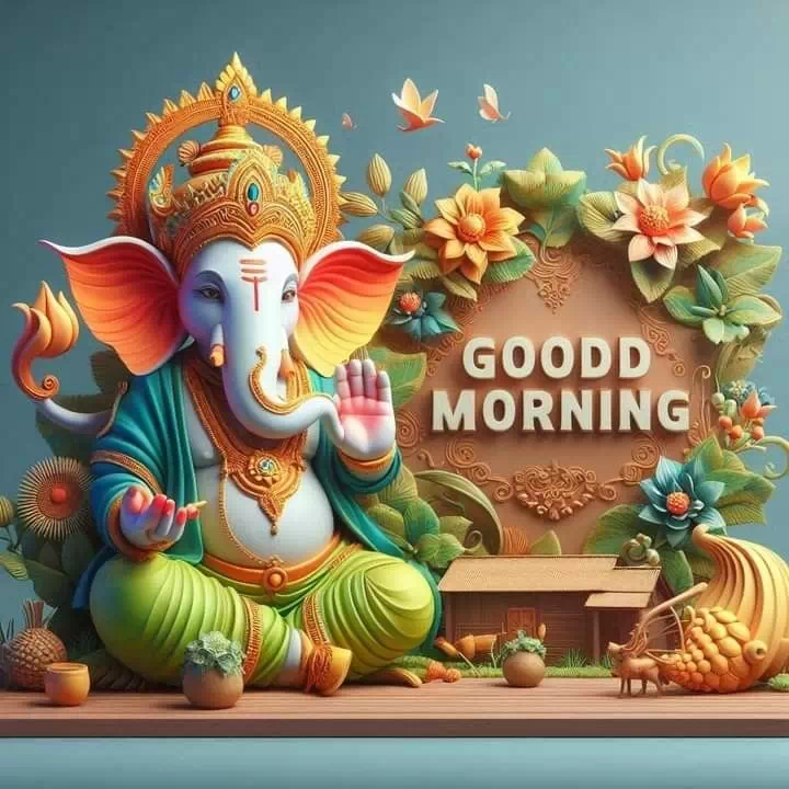 god ganesh good morning dp for whatsapp
