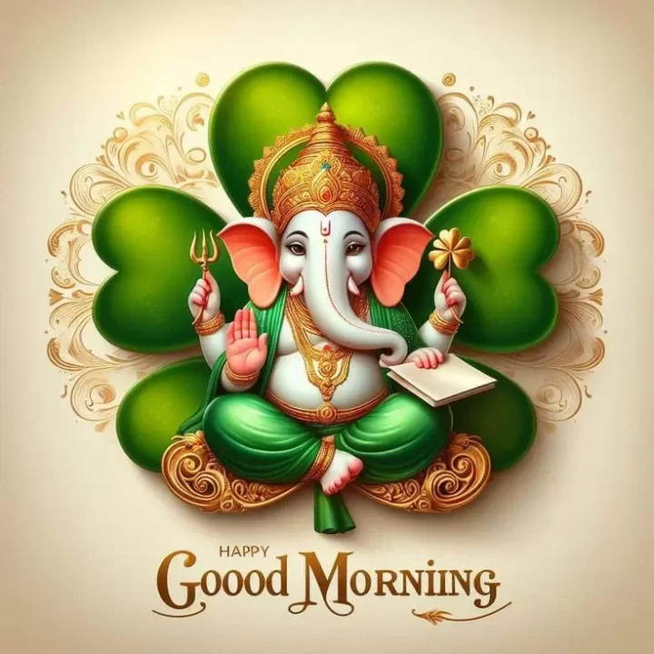 ganpati bappa good morning dp images
