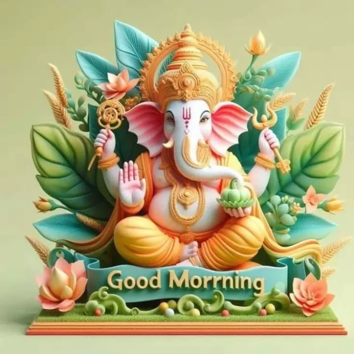 Lord Ganesh Good Morning Profile Pictures for Facebook
