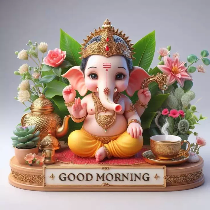 Lord Ganesh Good Morning Profile Pictures for Facebook