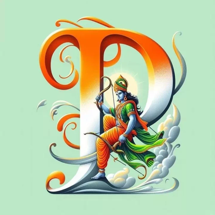 Stylish Devotional Letter Dp images for WhatsApp