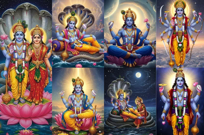 150+ Beautiful God Vishnu Bhagwan DP Images for WhatsApp & Instagram