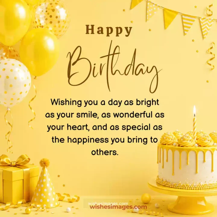 Floral Happy Birthday Wishes Greeting Image