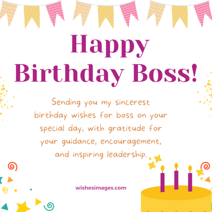 Formal Birthday wishes for Boss