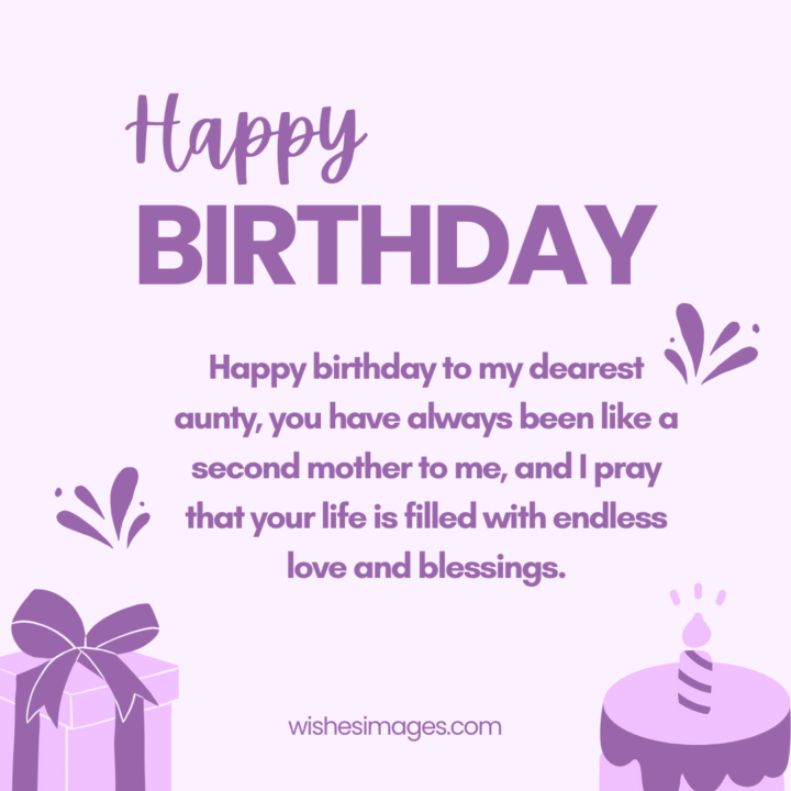 Birthday Wishes for Aunty
