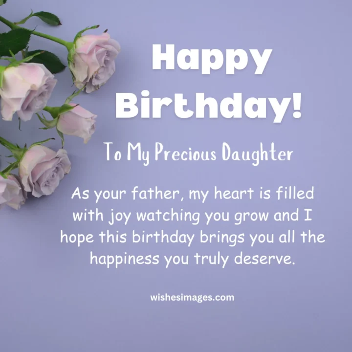 Happy Birthday Wishes for Daughter