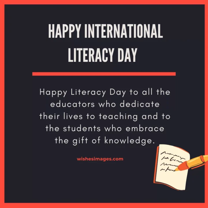 Happy International Literacy Day Wishes