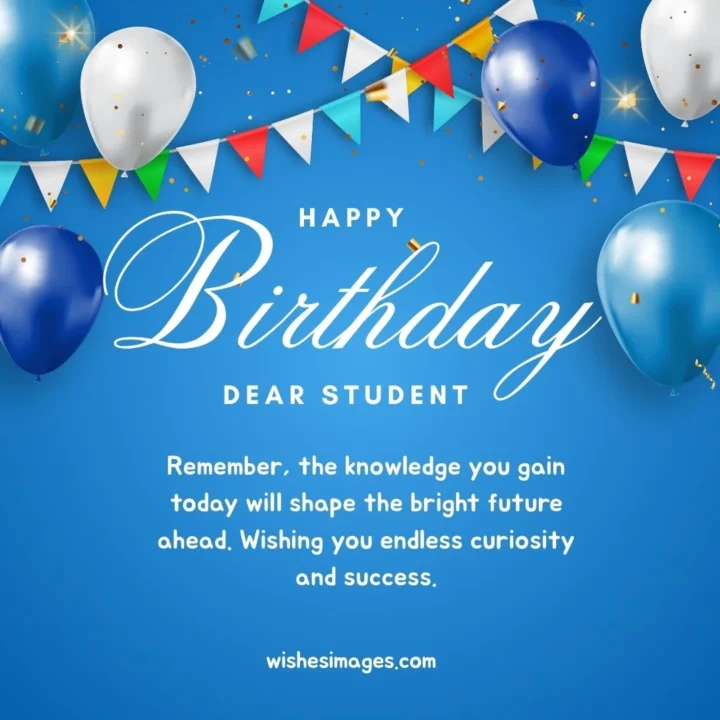 Short Birthday Wishes for Students