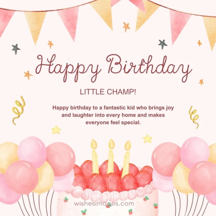 Happy Birthday Wishes for Kids