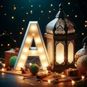 Islamic letter A DP image
