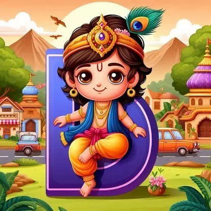 Stylish Devotional Letter Dp images for WhatsApp