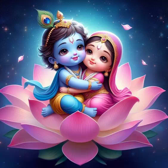High Quality Radha Krishna DP