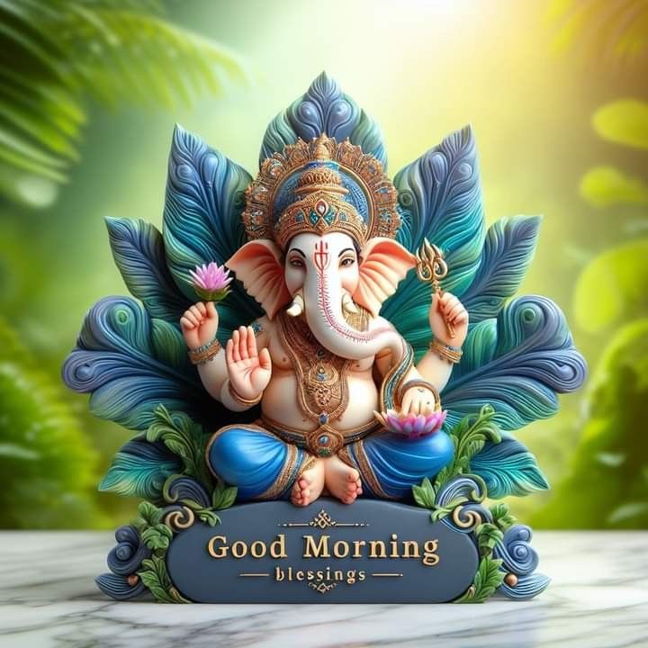 God Ganesh Good Morning DP for WhatsApp