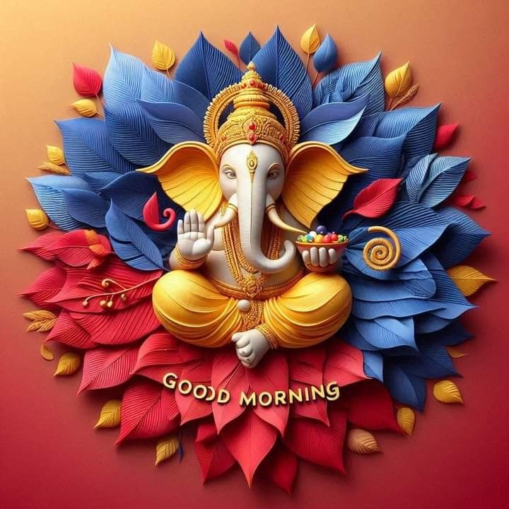 Lord Ganesh Good Morning Profile Pictures for Facebook