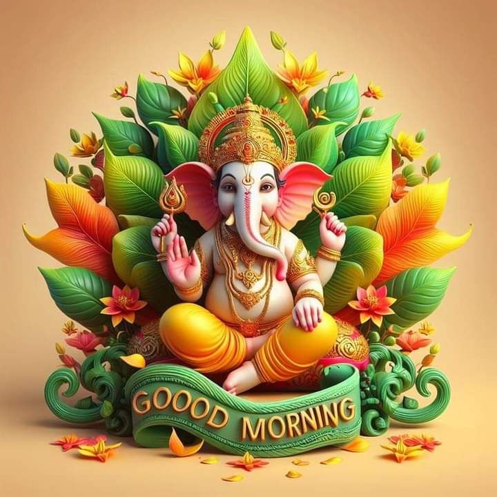 Lord Ganesh Good Morning Profile Pictures for Facebook