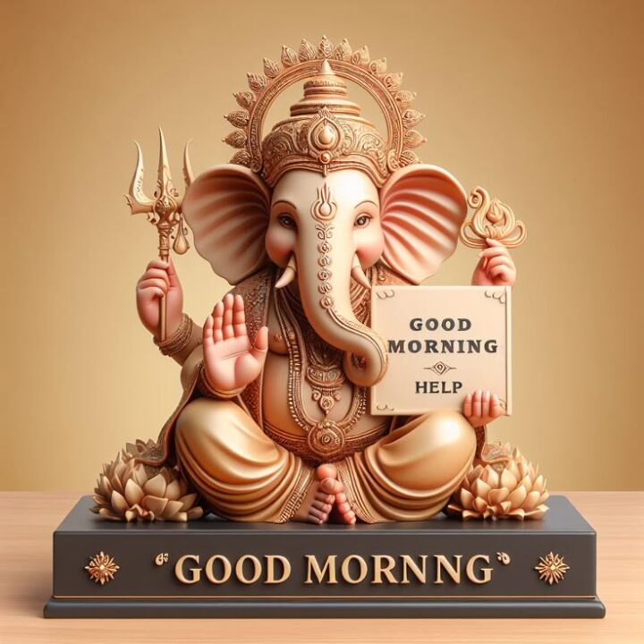 Lord Ganesh Good Morning Profile Pictures for Facebook