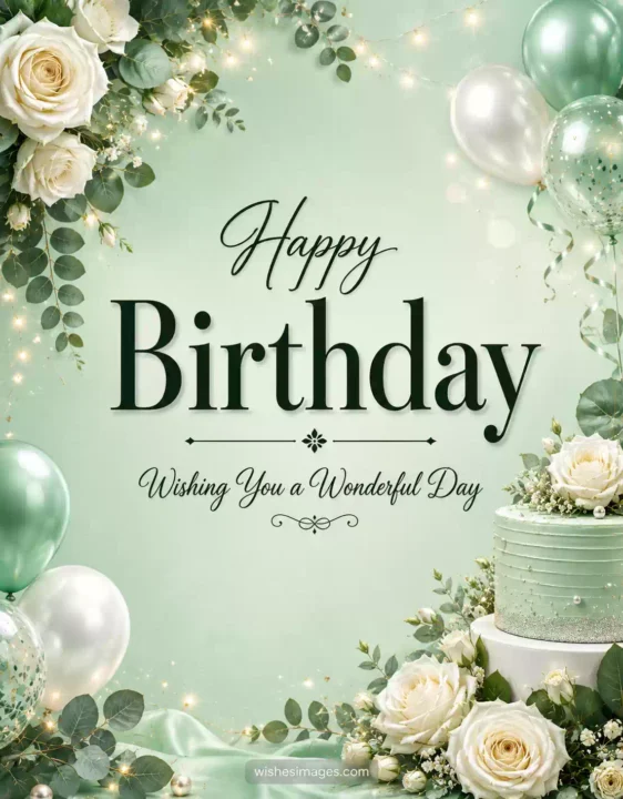 Luxury Happy Birthday Wishes Image with Quote