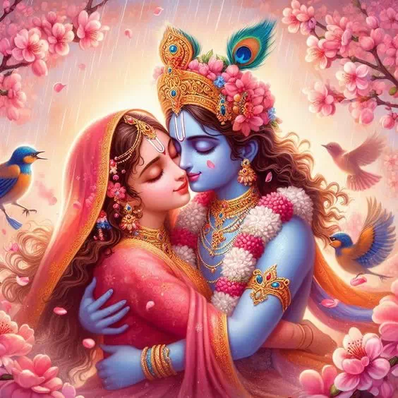 Aesthetic Radha Krishna Profile Photo