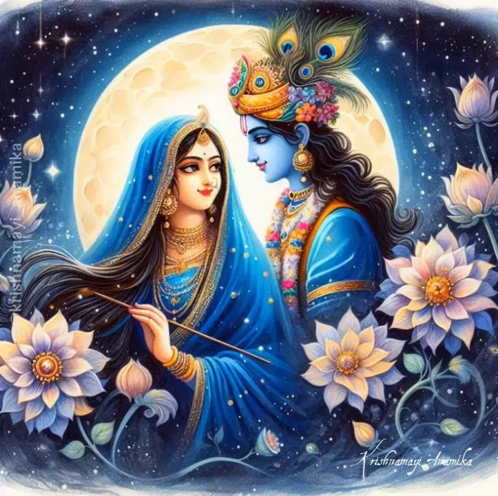 Aesthetic Radha Krishna Profile Photo