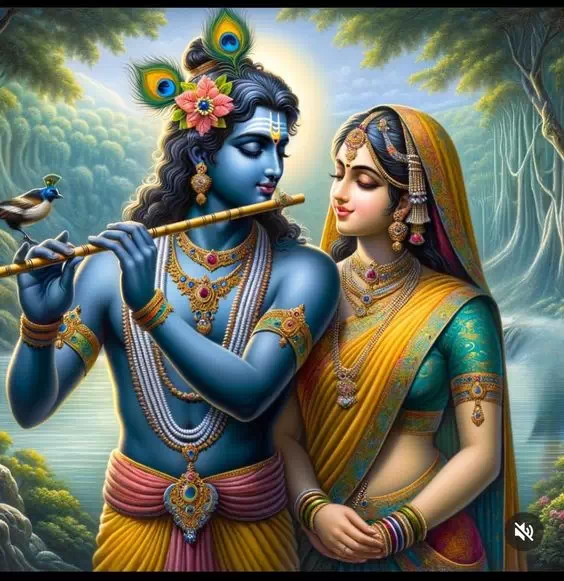 Beautiful Radha Krishna Profile Picture