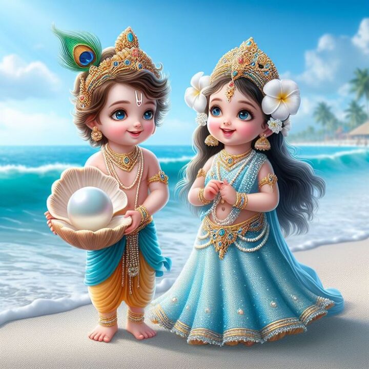 Romantic Radha Krishna DP for WhatsApp
