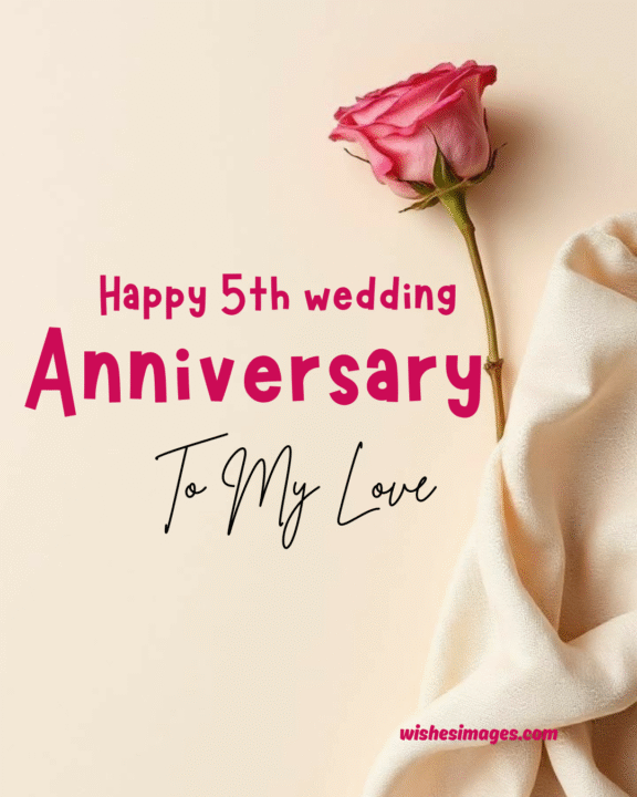 Sweet 5th Wedding Anniversary Messages