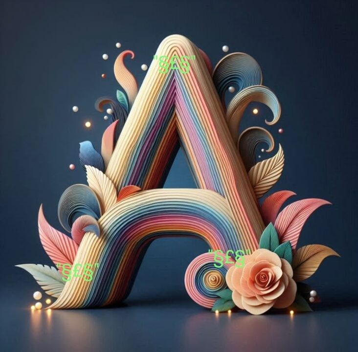 A Alphabet Letter DP