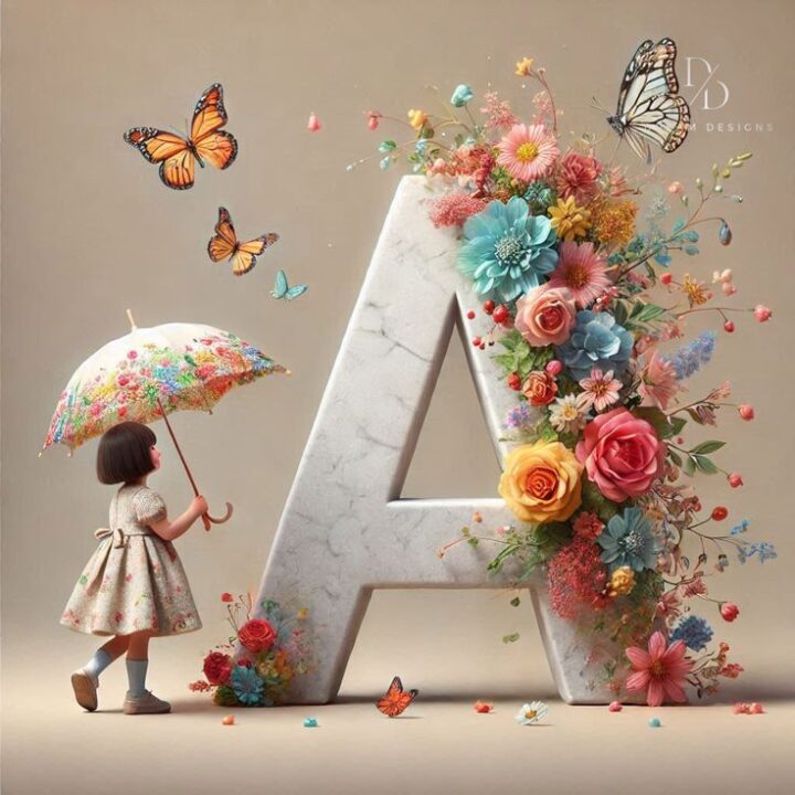 A Alphabet Letter DP