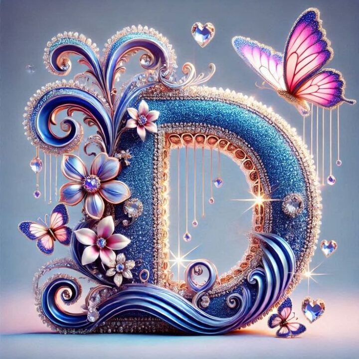 Stylish Alphabet Letter Dpz