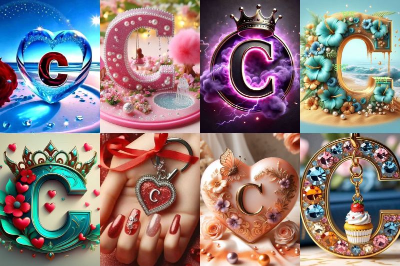 Stylish C Letter DP Images for WhatsApp & Facebook Profile