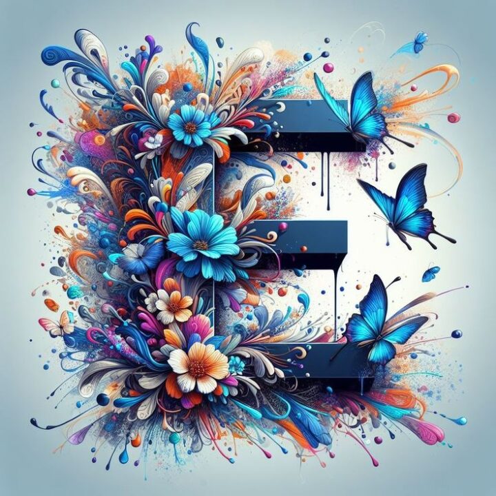 Stylish E Letter DP Images for WhatsApp