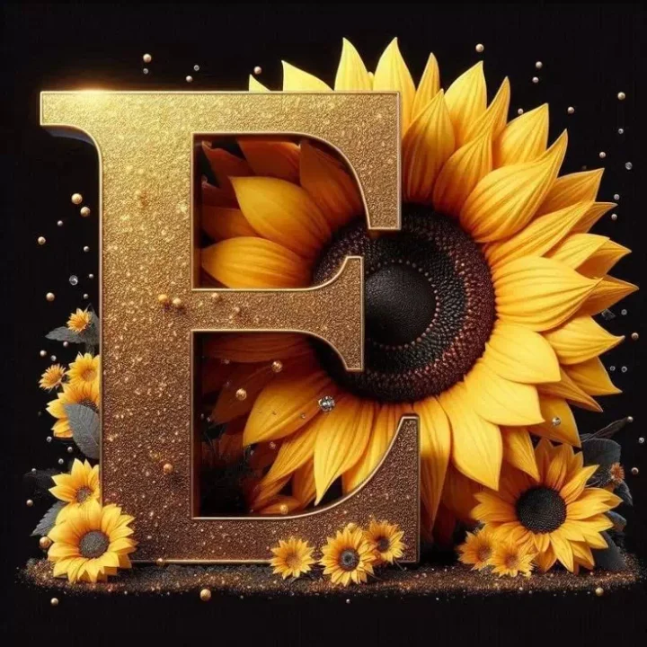 Stylish E letter DP image for WhatsApp