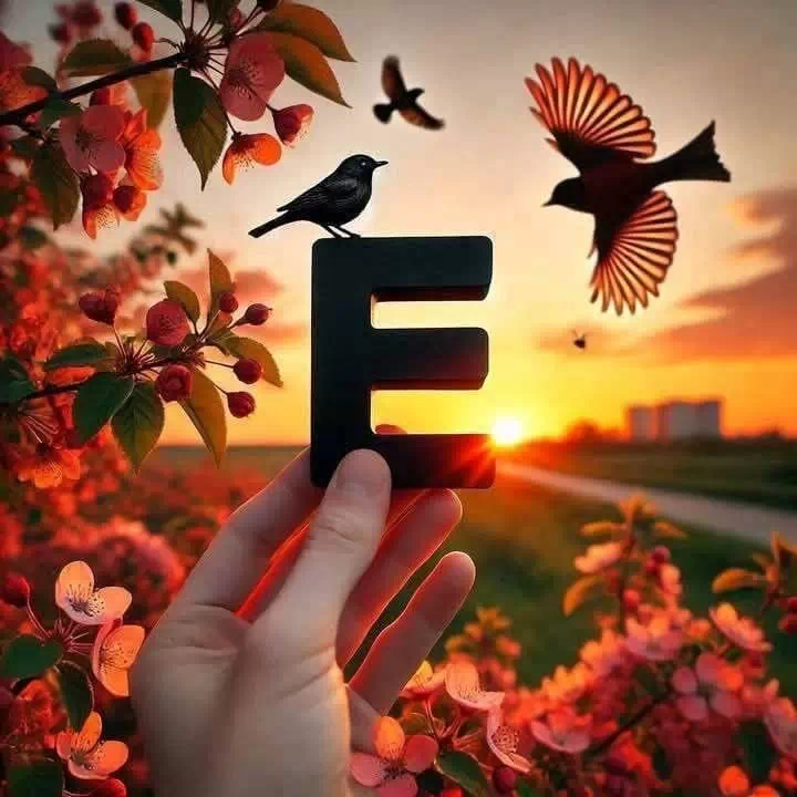 E Letter Profile Pictures for WhatsApp