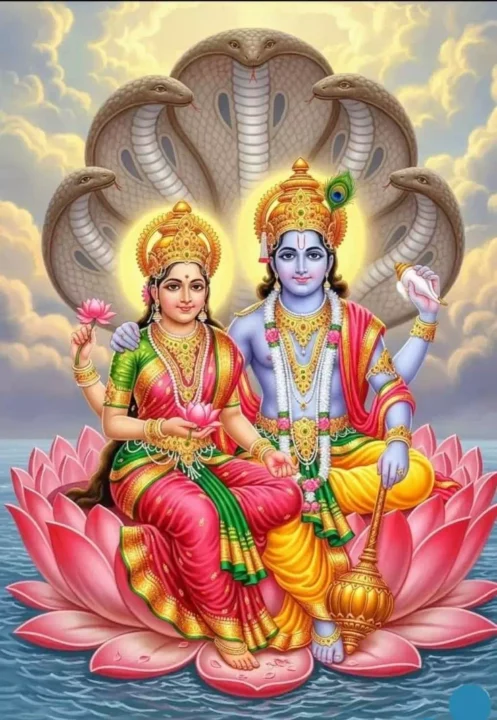 Beautiful God Vishnu Bhagwan WhatsApp DP image