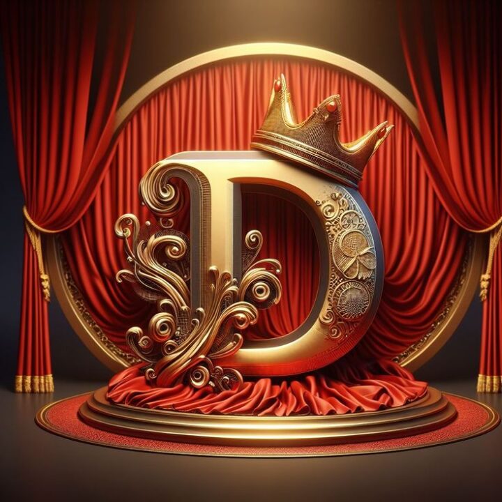 D Letter DP for Facebook