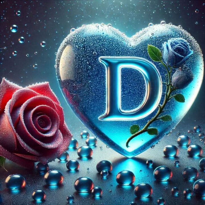 D Letter DP for Facebook