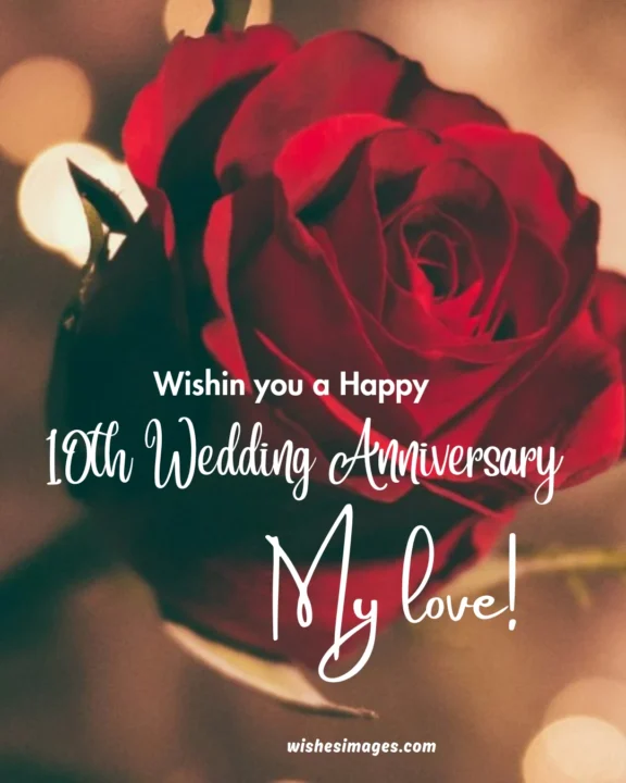 Inspirational 10th Wedding Anniversary Wishes
