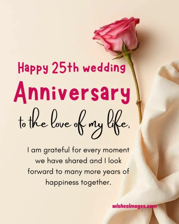 25th Wedding Anniversary Wishes images