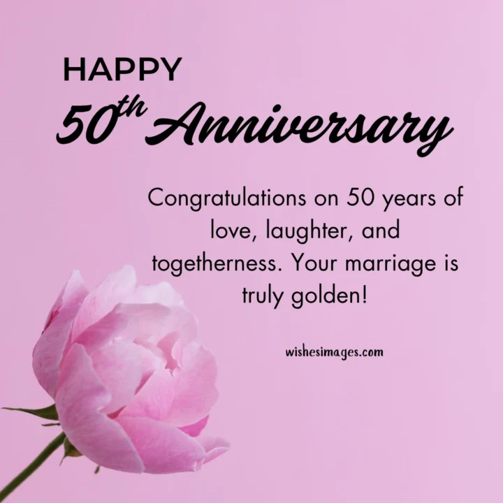 50th Wedding Anniversary Wishes