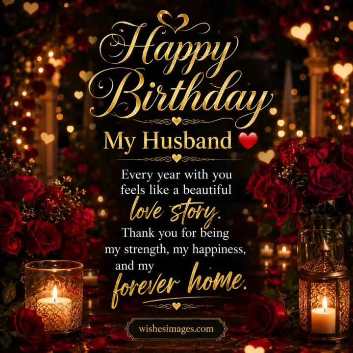 Best happy birthday wishes images for husband