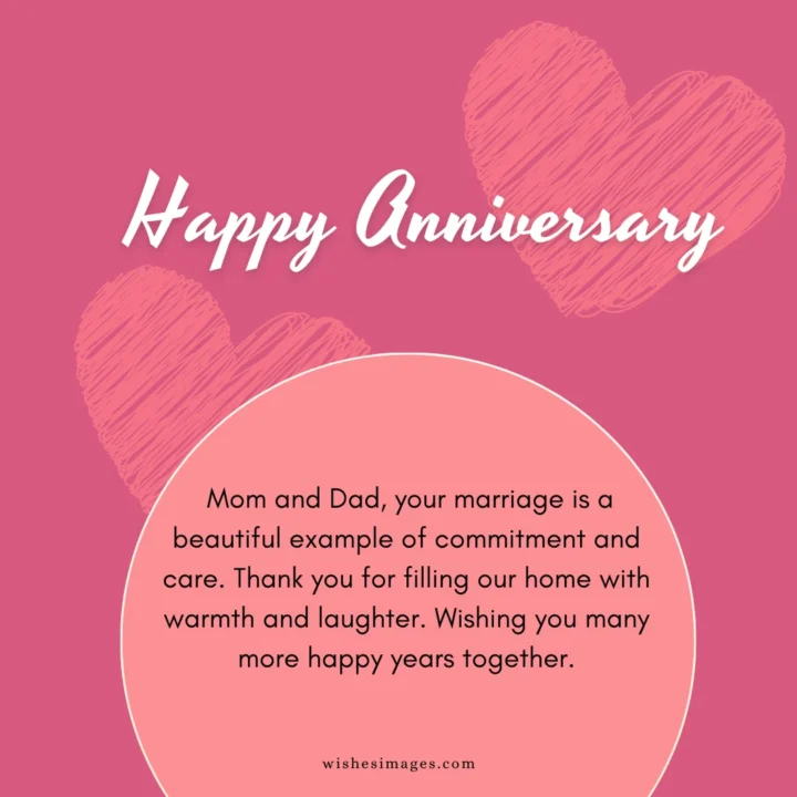 Anniversary Wishes for Parents