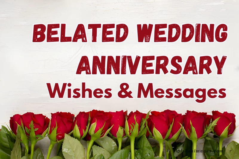 250+ Heartfelt Belated Wedding Anniversary Wishes & Messages
