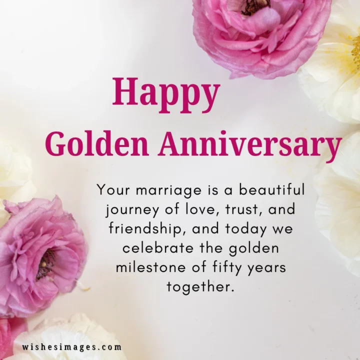 Golden Anniversary Wishes for Grandparents