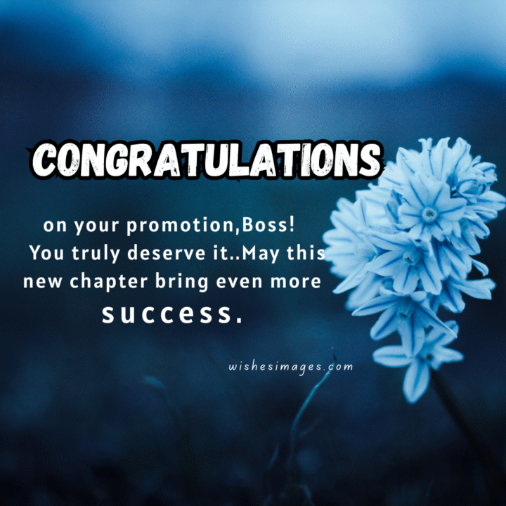 Best Promotion Wishes for Boss
