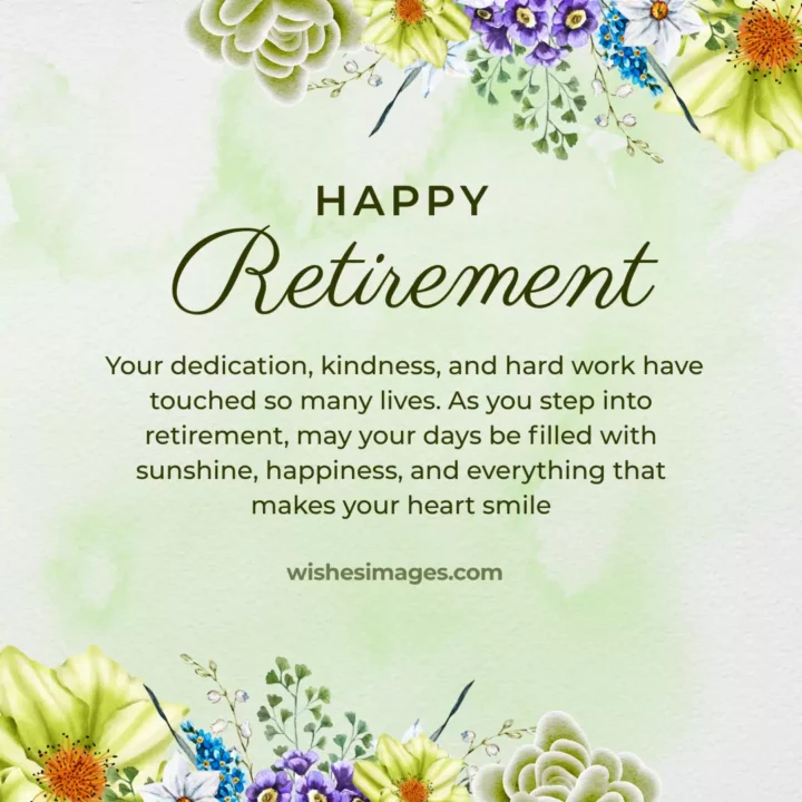 Emotional retirement message for coworker