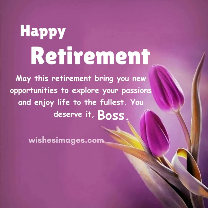 best retirement wishes for boss